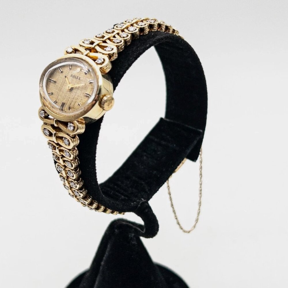 Vintage Rolex Italy Stamped Diamond 1.4CT++ Watch Working!! - Picture 2 of 7